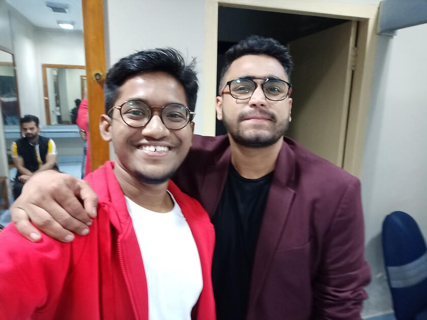 Me with Viraj Ghelani (YouTube Celebrity)