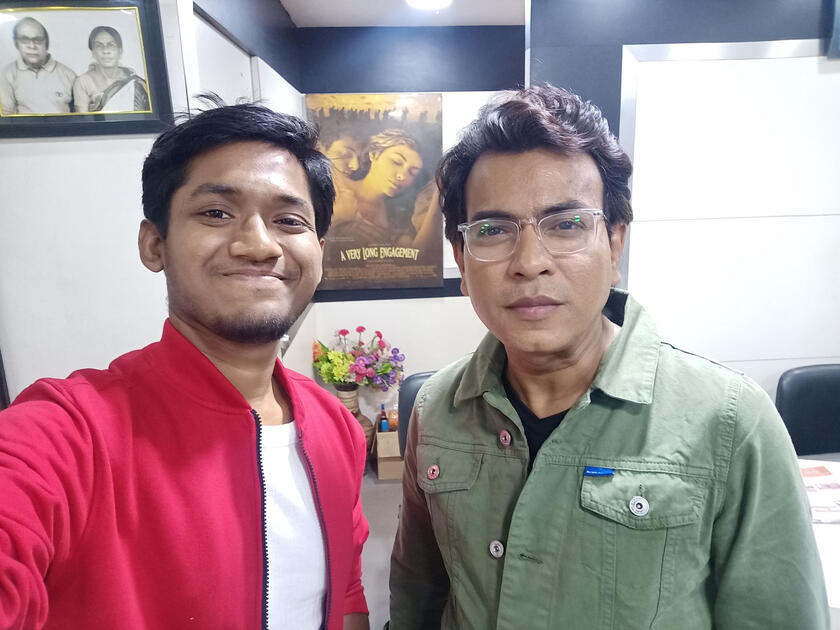 Me with Rudranil Ghosh (Tollywood Celebrity)