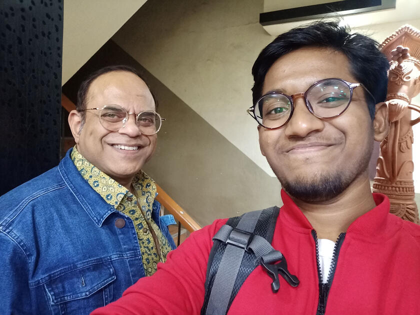 Me with Rajatava Dutta (Tollywood Celebrity)