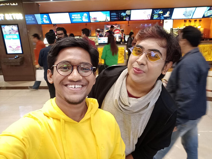 Me with Sandy Saha (YouTube Celebrity)